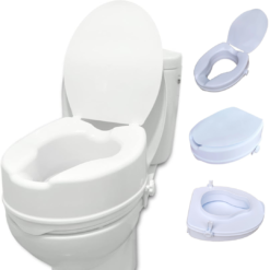 Eazy Raised Toilet Seat with Lid 4"