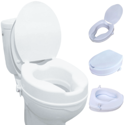 Eazy Raised Toilet Seat with Lid 4"