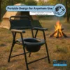 12folding commode chair