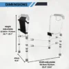 7.dual crossbar toilet frame png